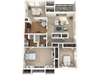 Keystone Crossing Apartment 3 Bedroom